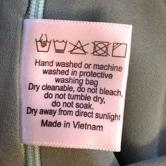 AoBaBa Mint and Rose Floral Silk Blend 2 Piece Halter Top Pantsuit Set - Picture 15 of 16